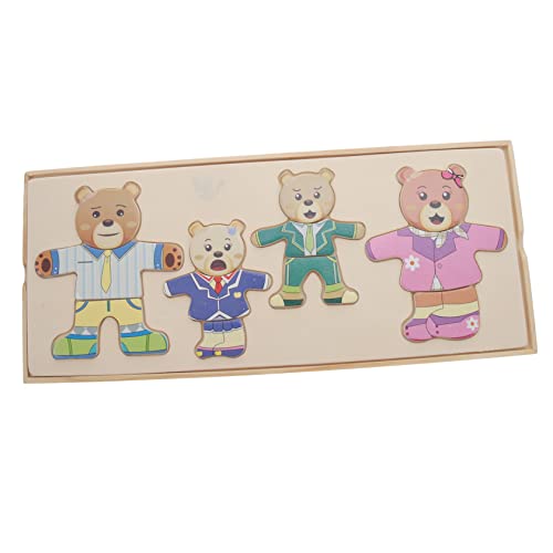 HOODANCOS 1Satz Tierwechsel Puzzle aus Holz für Bärenmotiv Pädagogisches Kreativität und Fantasie für Jungen HOODANCOS 1Satz Tierwechsel Puzzle aus Holz für Bärenmotiv Pädagogisches Kreativität und Fantasie für Jungen von HOODANCOS