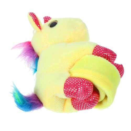 HOODANCOS 1Stück Kuscheltier Ohrfeigenarmband Plüsch Einhorn Slap Armband für Kindergeburtstage Bequeme und Langlebige Tierform für Mottopartys und Kreative HOODANCOS 1Stück Kuscheltier Ohrfeigenarmband Plüsch Einhorn Slap Armband für Kindergeburtstage Bequeme und Langlebige Tierform für Mottopartys und Kreative von HOODANCOS