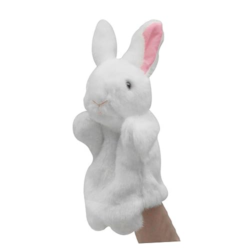 HOODANCOS 1Stück Plüsch Handpuppe Hase für Geschichtenpuppen Interaktives Rollenspiel Accessoire für Eltern Junge Mädchen Aktivitäten Klassischer Weißer Stofftierfreund HOODANCOS 1Stück Plüsch Handpuppe Hase für Geschichtenpuppen Interaktives Rollenspiel Accessoire für Eltern Junge Mädchen Aktivitäten Klassischer Weißer Stofftierfreund von HOODANCOS