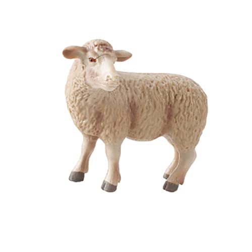 HOODANCOS 1Stück Realistisches Schafmodell aus Kunststoff Kreative Schafverzierung und Tierdekor für Beige und Langlebig und Fotodekoration HOODANCOS 1Stück Realistisches Schafmodell aus Kunststoff Kreative Schafverzierung und Tierdekor für Beige und Langlebig und Fotodekoration von HOODANCOS