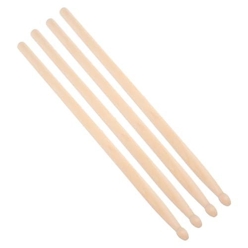 HOODANCOS 2 Paare Holz Drumsticks für Schlagzeug für Anfänger und Profis Hochwertige Ahorn Percussion Sticks mit Glatter Oberfläche für Optimale Spielbarkeit HOODANCOS 2 Paare Holz Drumsticks für Schlagzeug für Anfänger und Profis Hochwertige Ahorn Percussion Sticks mit Glatter Oberfläche für Optimale Spielbarkeit von HOODANCOS