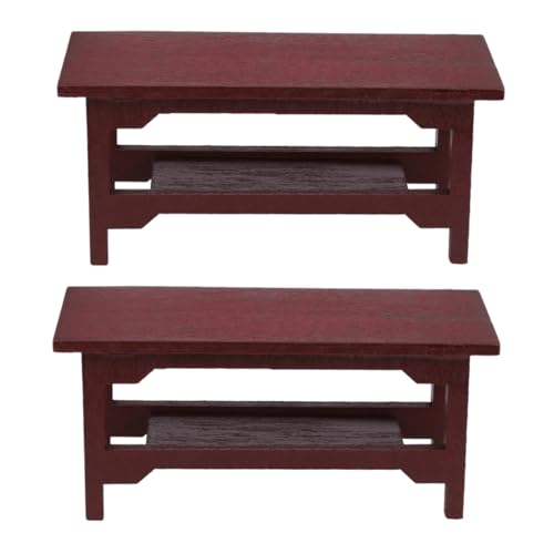 HOODANCOS 2 STÜCK Miniatur Holzschreibtisch Deko Teiliges Vintage Möbel für Mini Haus Kreative Tischornamente für Schlafzimmer und Wohnzimmer Dekoration HOODANCOS 2 STÜCK Miniatur Holzschreibtisch Deko Teiliges Vintage Möbel für Mini Haus Kreative Tischornamente für Schlafzimmer und Wohnzimmer Dekoration von HOODANCOS
