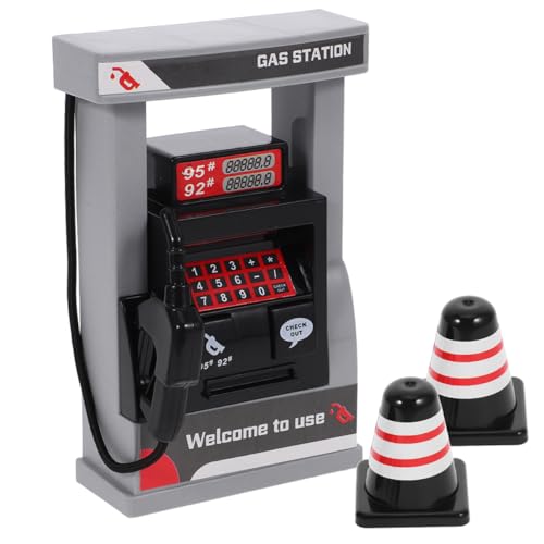 HOODANCOS 2 Satz Spielzeugset für Realistische Simulation mit Baustellenmarkierungen Interaktives Rollenspiel für Jungen und Puppenhäuser und Sandtische von HOODANCOS