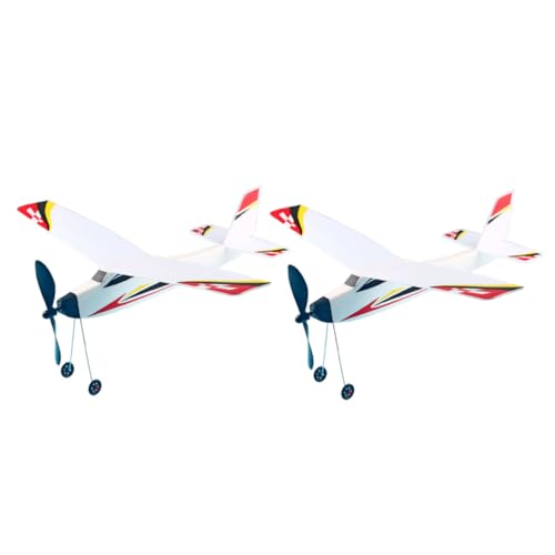 HOODANCOS 2 Stück Band Flugzeug Modell Biplane für Zufälliges Muster Lernspielzeug für Eltern Junge Mädchen Interaktion Leicht und Tragbar Langlebig für Draußen HOODANCOS 2 Stück Band Flugzeug Modell Biplane für Zufälliges Muster Lernspielzeug für Eltern Junge Mädchen Interaktion Leicht und Tragbar Langlebig für Draußen von HOODANCOS