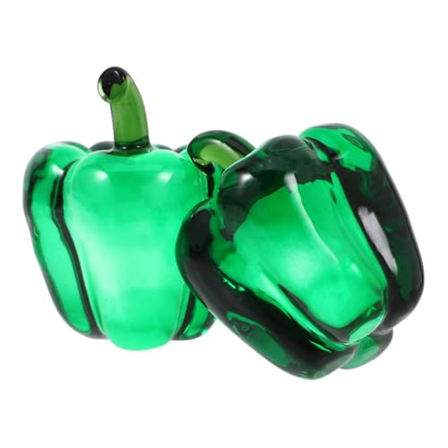 HOODANCOS 2 Stück Chili Figurine Künstliche Paprika Dekoration für Zuhause und Büro Elegante Tischdekoration Pflegeleicht und Einzigartiges Design HOODANCOS 2 Stück Chili Figurine Künstliche Paprika Dekoration für Zuhause und Büro Elegante Tischdekoration Pflegeleicht und Einzigartiges Design von HOODANCOS