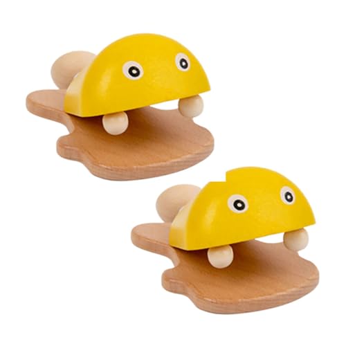 HOODANCOS 2 Stück Fischförmige Holzcastagnetten Pädagogisches Musikinstrument für Sicheres Kreativität und Interaktion HOODANCOS 2 Stück Fischförmige Holzcastagnetten Pädagogisches Musikinstrument für Sicheres Kreativität und Interaktion von HOODANCOS