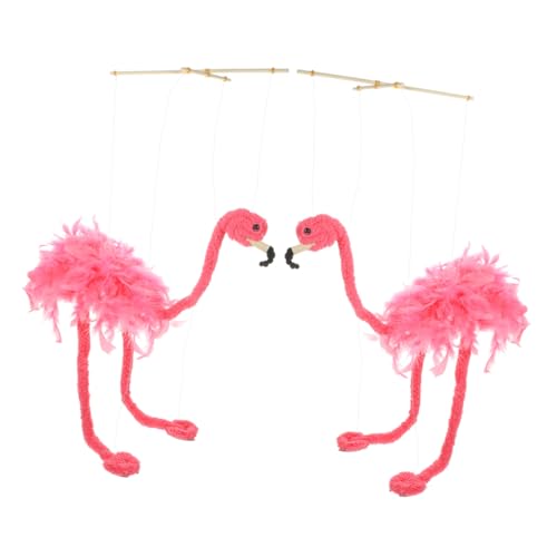 HOODANCOS 2 Stück Flamingo Marionette aus Plüsch Interaktive Tierpuppe für Aufführungen und Spielzeuge Geeignet für Erwachsene Vielseitig Einsetzbar Robust und Leicht Bedienbar HOODANCOS 2 Stück Flamingo Marionette aus Plüsch Interaktive Tierpuppe für Aufführungen und Spielzeuge Geeignet für Erwachsene Vielseitig Einsetzbar Robust und Leicht Bedienbar von HOODANCOS