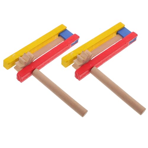 HOODANCOS Holzkastagnette für Kinder 2 Stück mit Langem Griff Pädagogisches Schlaginstrument für Musikunterricht Robustes Holzspielzeug HOODANCOS Holzkastagnette für Kinder 2 Stück mit Langem Griff Pädagogisches Schlaginstrument für Musikunterricht Robustes Holzspielzeug von HOODANCOS