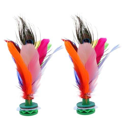 HOODANCOS 2 Stück Leichte Kick Federbälle Plume für Outdoor für Erwachsene Fördert Koordination und Motorik Robuste Bauweise für Langlebigkeit HOODANCOS 2 Stück Leichte Kick Federbälle Plume für Outdoor für Erwachsene Fördert Koordination und Motorik Robuste Bauweise für Langlebigkeit von HOODANCOS