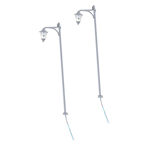 HOODANCOS 2 Stück Modell Gartenleuchte Bausatz Gebäude Lichter Für Bausätze Tisch Mini Modell Straßenlaternen Dorf Straßenlaterne Modell Modelleisenbahnlampe Hoflampenmodell Metall HOODANCOS 2 Stück Modell Gartenleuchte Bausatz Gebäude Lichter Für Bausätze Tisch Mini Modell Straßenlaternen Dorf Straßenlaterne Modell Modelleisenbahnlampe Hoflampenmodell Metall von HOODANCOS