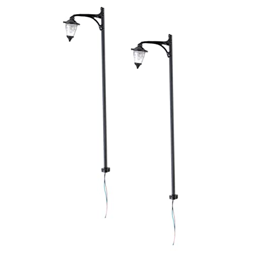 HOODANCOS 2 Stück Modell Gartenleuchte Led -eisenbahnlichter Tisch Gebäude Gartendekorationslandschaftslampe Mini-straßenlaterne Modell Straßenlaternen Gartenlampe Miniatur Modelle Abs HOODANCOS 2 Stück Modell Gartenleuchte Led -eisenbahnlichter Tisch Gebäude Gartendekorationslandschaftslampe Mini-straßenlaterne Modell Straßenlaternen Gartenlampe Miniatur Modelle Abs von HOODANCOS