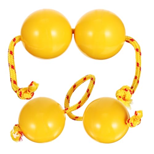 HOODANCOS 2 Stück Percussion für Rhythmus Sandhammer Bälle Doppelschüttler Lustiges Musikinstrument für Partys und von HOODANCOS