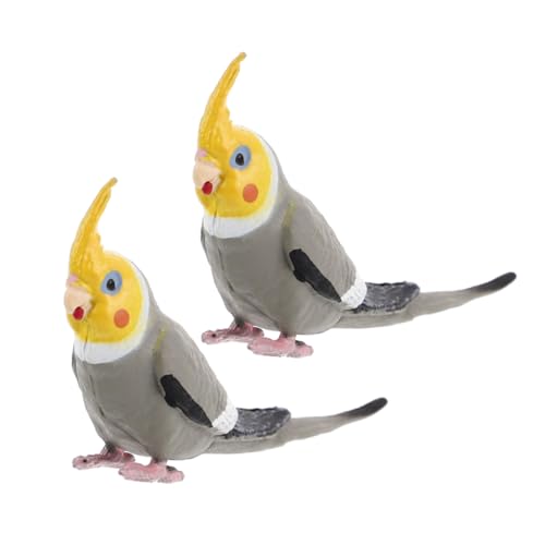 HOODANCOS 2 Stück Realistische Papageienfiguren: Vogelspielzeug, Feengartenzubehör, Pädagogisches Lernen, Puppenhaus, Terrarium, Basteln, Mikrolandschaftsdekor HOODANCOS 2 Stück Realistische Papageienfiguren: Vogelspielzeug, Feengartenzubehör, Pädagogisches Lernen, Puppenhaus, Terrarium, Basteln, Mikrolandschaftsdekor von HOODANCOS