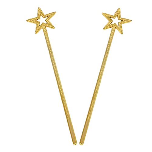 HOODANCOS 2 Stück Stern Zauberstäbe für Glitzernde Feenstäbe für Kostümpartys Halloween und Bühnenaufführungen Requisiten für und Prinzessinnen HOODANCOS 2 Stück Stern Zauberstäbe für Glitzernde Feenstäbe für Kostümpartys Halloween und Bühnenaufführungen Requisiten für und Prinzessinnen von HOODANCOS
