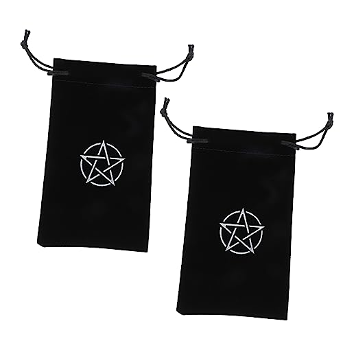 HOODANCOS 2 Stück Tarot Aufbewahrungstasche Mit Kordelzug Aus Dickem Stoff Sternenmuster Für Tarotkarten Und Orakelkarten 100x180cm Waschbar Und Strapazierfähig HOODANCOS 2 Stück Tarot Aufbewahrungstasche Mit Kordelzug Aus Dickem Stoff Sternenmuster Für Tarotkarten Und Orakelkarten 100x180cm Waschbar Und Strapazierfähig von HOODANCOS
