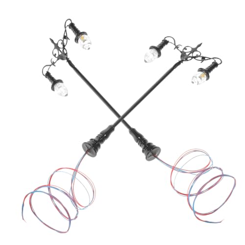 HOODANCOS 2 Stück Teiliges Miniatur Gartenlampen Modellset Mikrolandschaftliches Dekorationsornament aus Langlebigem Material Realistische Sandtisch Szene Geeignet für Miniaturgärten und HOODANCOS 2 Stück Teiliges Miniatur Gartenlampen Modellset Mikrolandschaftliches Dekorationsornament aus Langlebigem Material Realistische Sandtisch Szene Geeignet für Miniaturgärten und von HOODANCOS