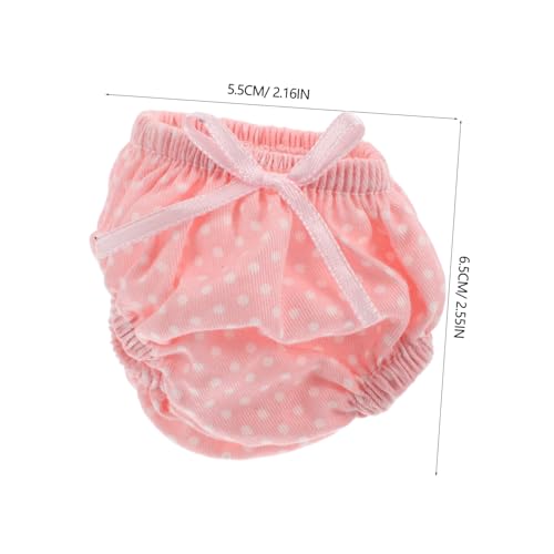 HOODANCOS 2 Stück Teiliges Puppenunterwäsche Kurze Puppenunterhosen mit Schleifenmuster für Babypuppen und Amerikanische Puppen Puppenkostüm Zubehör für Puppenkleidung HOODANCOS 2 Stück Teiliges Puppenunterwäsche Kurze Puppenunterhosen mit Schleifenmuster für Babypuppen und Amerikanische Puppen Puppenkostüm Zubehör für Puppenkleidung von HOODANCOS