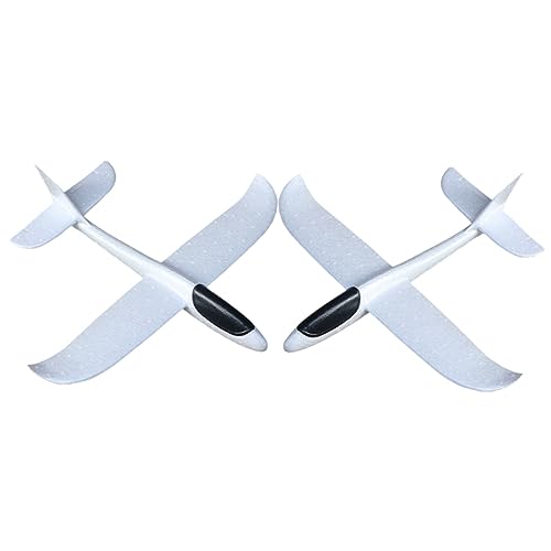 HOODANCOS 2 Stück Unfinished Foam Airplane Toy Handgemachtes Wurfspielzeug für Kreatives Graffiti Flugzeug zum Outdoor Spaß und Partys von HOODANCOS