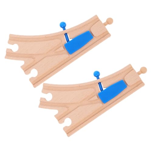 HOODANCOS 2 Stück Zwei Holz Weichenstücke für Eisenbahnen Verbindungsstücke für Kinderspielzeug Kompatibel mit Gängigen Marken Fördert Kreativität und Spaß HOODANCOS 2 Stück Zwei Holz Weichenstücke für Eisenbahnen Verbindungsstücke für Kinderspielzeug Kompatibel mit Gängigen Marken Fördert Kreativität und Spaß von HOODANCOS
