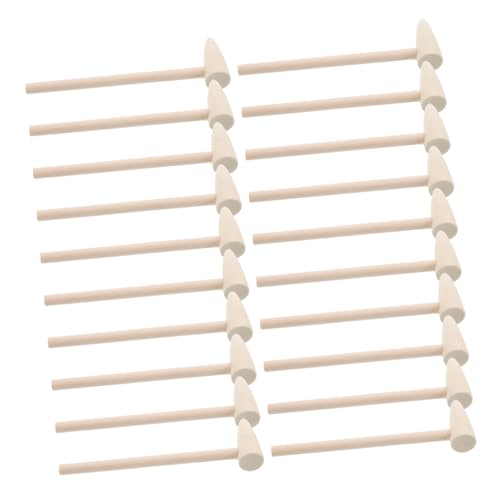 HOODANCOS 20 Stück Kreatives DIY für Kleinkinder Fördert Feinmotorik und Gemeinsames Holzfarbene Hämmer für Rollenspiele HOODANCOS 20 Stück Kreatives DIY für Kleinkinder Fördert Feinmotorik und Gemeinsames Holzfarbene Hämmer für Rollenspiele von HOODANCOS