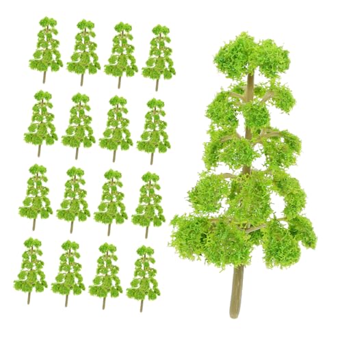 HOODANCOS 20 Stück Mikrolandschaftsgrüner Kunstbaum Modellzug Landschaft Modellbäume für Züge Mini-Bäume-Modell Puppenhausbaum Miniaturbäume für Diorama Kiefernbaum- Plastik Light Green HOODANCOS 20 Stück Mikrolandschaftsgrüner Kunstbaum Modellzug Landschaft Modellbäume für Züge Mini-Bäume-Modell Puppenhausbaum Miniaturbäume für Diorama Kiefernbaum- Plastik Light Green von HOODANCOS