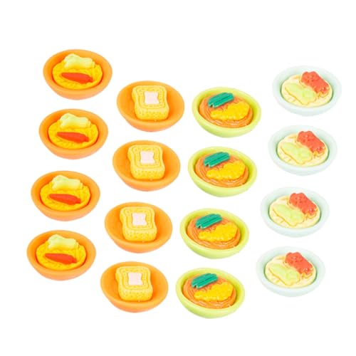 HOODANCOS 20 Stück Miniatur Puppenhaus Zubehör Teiliges Japanisches Snack Modell Resin Deko für DIY und Miniatur Küchenszenen für Puppenhaus und Tischdekoration von HOODANCOS