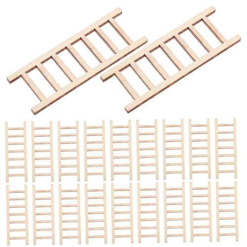 HOODANCOS 20 Stück Simulation von Leiterornamenten Häuser Puppe Miniatur Treppe wohnaccessoires Mini Leiter Holzladder DIY Leiter Mini-Leiter- winzige Hausmöbel hölzern Beige HOODANCOS 20 Stück Simulation von Leiterornamenten Häuser Puppe Miniatur Treppe wohnaccessoires Mini Leiter Holzladder DIY Leiter Mini-Leiter- winzige Hausmöbel hölzern Beige von HOODANCOS