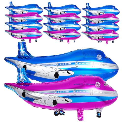 HOODANCOS 20 Stück Teiliges Flugzeug Farbenfrohe Aluminiumfolie Ballons für Kindergeburtstag Leichte Partydekoration Vielseitig Einsetzbar für Geburtstagsfeiern und Festliche Anlässe HOODANCOS 20 Stück Teiliges Flugzeug Farbenfrohe Aluminiumfolie Ballons für Kindergeburtstag Leichte Partydekoration Vielseitig Einsetzbar für Geburtstagsfeiern und Festliche Anlässe von HOODANCOS