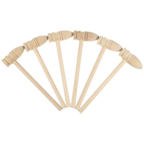 HOODANCOS 20 Stück Teiliges Mini Holzhammer für Kreative Holzspielzeuge zur Verbesserung der Hand Augen Koordination Interaktives Eltern Junge Mädchen von HOODANCOS