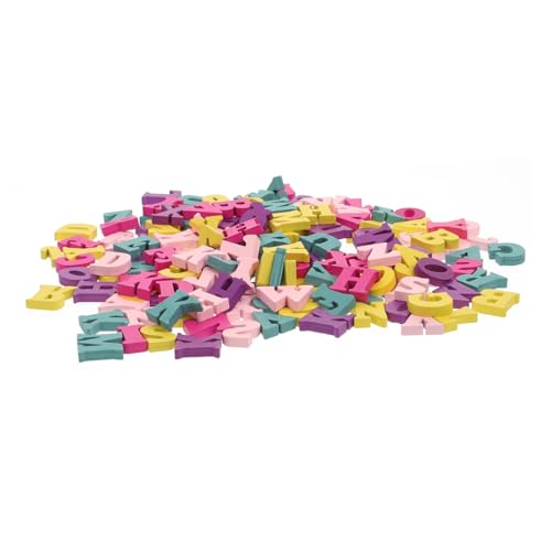 HOODANCOS 200 Stück Bunte Holzbuchstaben DIY Bastelset Natürliche Holzornamente für Kreative Projekte für Vorschulerziehung Sicher und Glatt Verarbeitet HOODANCOS 200 Stück Bunte Holzbuchstaben DIY Bastelset Natürliche Holzornamente für Kreative Projekte für Vorschulerziehung Sicher und Glatt Verarbeitet von HOODANCOS