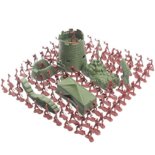 HOODANCOS 200 Stück Mini Soldaten Set Rote Grüne Figuren für Kreative Spiele Militärfiguren für Kinderpartys Fantasie HOODANCOS 200 Stück Mini Soldaten Set Rote Grüne Figuren für Kreative Spiele Militärfiguren für Kinderpartys Fantasie von HOODANCOS