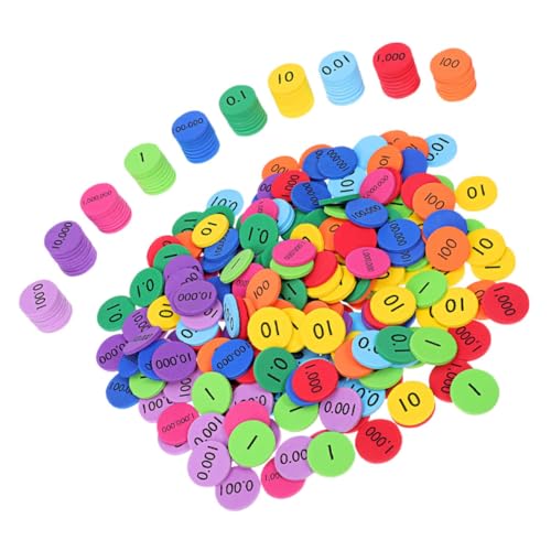 HOODANCOS 200 Stück Zahlenplättchen für Lernspielzeug Kognitiven Fähigkeiten Farberkennung und Mathematik für Zuhause und Kindergarten HOODANCOS 200 Stück Zahlenplättchen für Lernspielzeug Kognitiven Fähigkeiten Farberkennung und Mathematik für Zuhause und Kindergarten von HOODANCOS