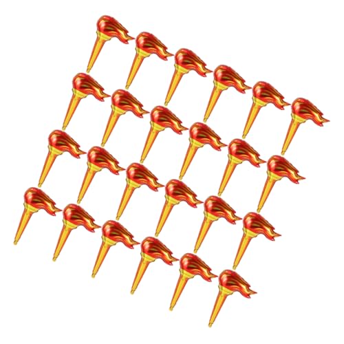 HOODANCOS 2024 100 Stück Aufblasbare Fackel Inflator Gefälschte Fackel Für Spiele Neon Leucht Party Zubehör Fackel Requisite Mehrfarbige Ballons Leichte Ballonpumpe Elektrische von HOODANCOS
