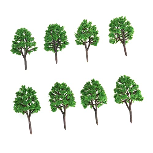 HOODANCOS Mini-Weihnachtsbaum 20st Künstliches Moos Gemischte Gefälschte Bäume Mini-Baum N Spur Material Miniatur Krippendekoration von HOODANCOS