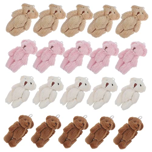 HOODANCOS 20Stücke Plüsch Schlüsselanhänger Bastel Zubehör Plüschbären für Hochzeiten Geburtstagsfeiern und DIY Projekte HOODANCOS 20Stücke Plüsch Schlüsselanhänger Bastel Zubehör Plüschbären für Hochzeiten Geburtstagsfeiern und DIY Projekte von HOODANCOS
