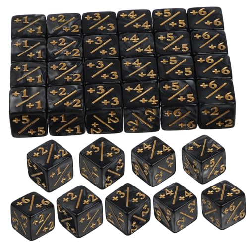 HOODANCOS 24 Stück Acryl Würfel Zähler Langlebig für Brettspiele Kartenspiele Lernspielzeug Robustes Material Ansprechendes Design für Party Geschenk von HOODANCOS