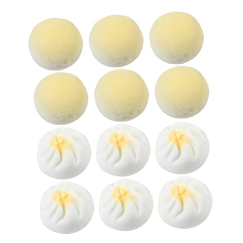 HOODANCOS 24 Stück Miniaturisierte Lebensmittelmodelle Realistische Chinesische Dampfbrote Brötchen aus Resin für Puppenhaus Dekoration DIY und Fotografie HOODANCOS 24 Stück Miniaturisierte Lebensmittelmodelle Realistische Chinesische Dampfbrote Brötchen aus Resin für Puppenhaus Dekoration DIY und Fotografie von HOODANCOS