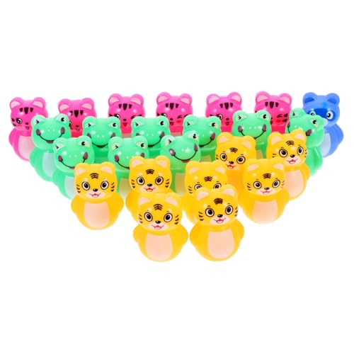 HOODANCOS 24 Stück Teiliges Mini Wackelspielzeug Tierfiguren Deko für Lernspielzeug Reaktionsfähigkeit und Hand Augen Koordination für und Dekorationen von HOODANCOS