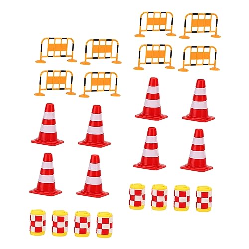 HOODANCOS 24Stücke Verkehrszeichen Kognitive Verkehrserziehung mit Roten Kegeln Orangen Barrieren und Gelben Fahrbahnmarkierungen für Kreative Rollenspiele HOODANCOS 24Stücke Verkehrszeichen Kognitive Verkehrserziehung mit Roten Kegeln Orangen Barrieren und Gelben Fahrbahnmarkierungen für Kreative Rollenspiele von HOODANCOS