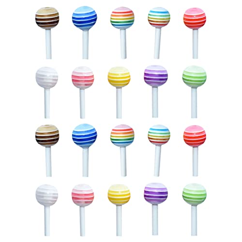 HOODANCOS 25 Stück Mini Lutscher Bunte Modell Dekorationen für Puppenhaus und Landschaft Realistische Lutscher Ornamente für Kreative Miniaturszenen Zufällige Farbe Zufällige Farbe HOODANCOS 25 Stück Mini Lutscher Bunte Modell Dekorationen für Puppenhaus und Landschaft Realistische Lutscher Ornamente für Kreative Miniaturszenen Zufällige Farbe Zufällige Farbe von HOODANCOS