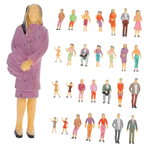 HOODANCOS 26Stücke Miniaturfiguren Teilig Realistische Mini Menschen für Sandtisch und Puppenhaus Dekoration für Mikrolandschaften und HOODANCOS 26Stücke Miniaturfiguren Teilig Realistische Mini Menschen für Sandtisch und Puppenhaus Dekoration für Mikrolandschaften und von HOODANCOS