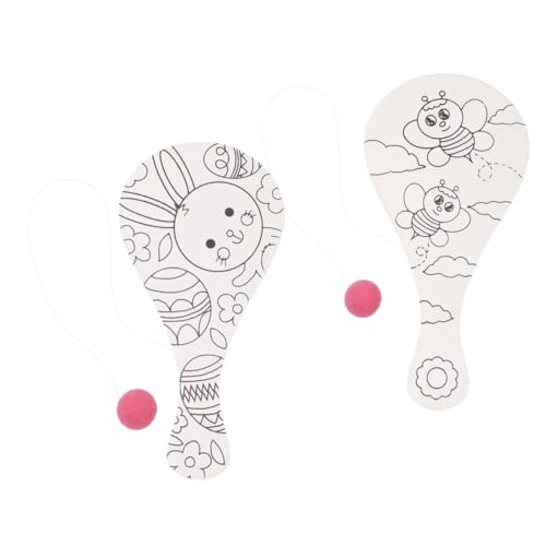 HOODANCOS 2Stücke Unbearbeitete Paddel für DIY Malspielzeug Kreatives Basteln für Jungen und Geburtstagsfeiern und Freizeitgestaltung HOODANCOS 2Stücke Unbearbeitete Paddel für DIY Malspielzeug Kreatives Basteln für Jungen und Geburtstagsfeiern und Freizeitgestaltung von HOODANCOS
