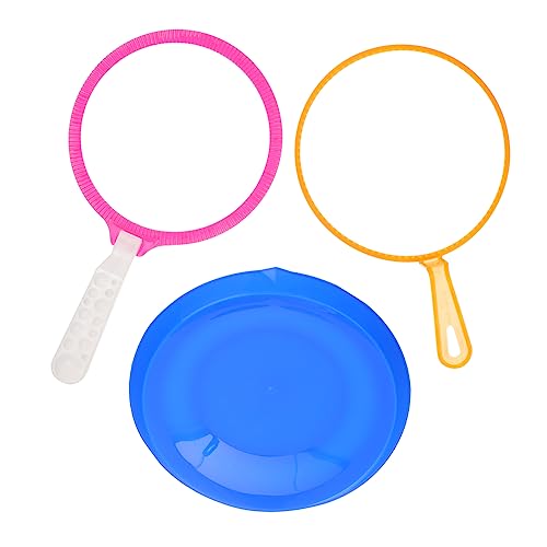 HOODANCOS 3 Stück Teiliges Bubble Maker Set mit Großen Seifenblasenringen Bunte Seifenblasenstäbe für Kindergeburtstag Outdoor Spielspaß Am Strand und Park Sicher und Zufällige Farbe HOODANCOS 3 Stück Teiliges Bubble Maker Set mit Großen Seifenblasenringen Bunte Seifenblasenstäbe für Kindergeburtstag Outdoor Spielspaß Am Strand und Park Sicher und Zufällige Farbe von HOODANCOS