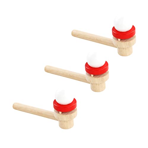 HOODANCOS 3 Stück Teiliges Holz Blasballspielzeug für Kreative Schwimmende Bälle für Outdoor Spiel für Eltern Junge Mädchen Interaktion und Familienspiele HOODANCOS 3 Stück Teiliges Holz Blasballspielzeug für Kreative Schwimmende Bälle für Outdoor Spiel für Eltern Junge Mädchen Interaktion und Familienspiele von HOODANCOS