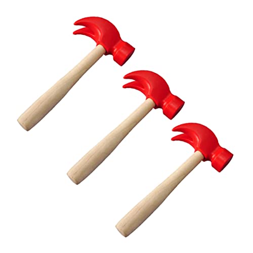 HOODANCOS 3 Stück Teiliges Holzspielzeug Werkzeugset für Simulation Hammer mit Holzgriff Fördert Geschicklichkeit und Koordination für Jungen und Mädchen HOODANCOS 3 Stück Teiliges Holzspielzeug Werkzeugset für Simulation Hammer mit Holzgriff Fördert Geschicklichkeit und Koordination für Jungen und Mädchen von HOODANCOS