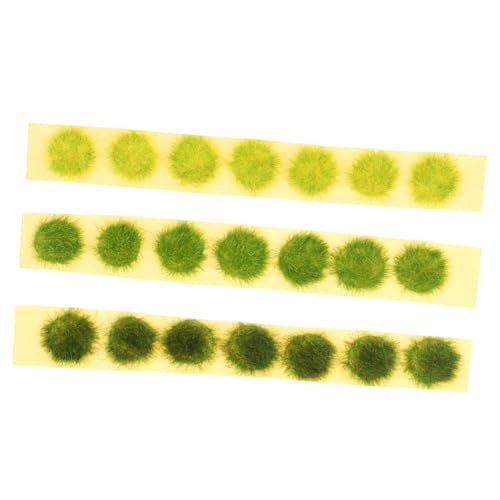 HOODANCOS 3 Stück Teiliges Miniature Pflanzencluster Ornamente für Modellbau und Dekorative Vegetation für Sandtische und Modelleisenbahnen Leicht und Langlebig von HOODANCOS