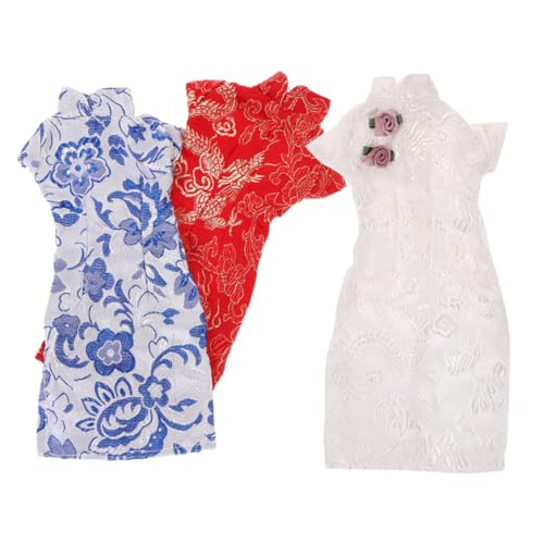 HOODANCOS 3 Stück Teiliges Puppenkleidungsset Chinesischer Cheongsam für Puppen für Rollenspiele und Kreative Anlässe Hochwertiges Leichtes Material als für Mädchen HOODANCOS 3 Stück Teiliges Puppenkleidungsset Chinesischer Cheongsam für Puppen für Rollenspiele und Kreative Anlässe Hochwertiges Leichtes Material als für Mädchen von HOODANCOS
