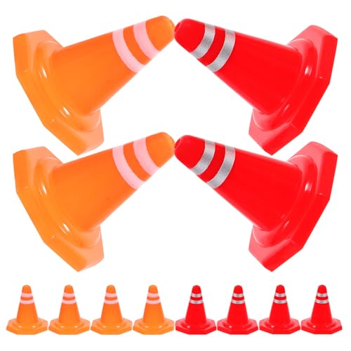 HOODANCOS 30 Stück Verkehrshütchen Teiliges DIY für Roter und Orangefarbener Markierung für Baustellen Szenen und Kreative Spielideen HOODANCOS 30 Stück Verkehrshütchen Teiliges DIY für Roter und Orangefarbener Markierung für Baustellen Szenen und Kreative Spielideen von HOODANCOS