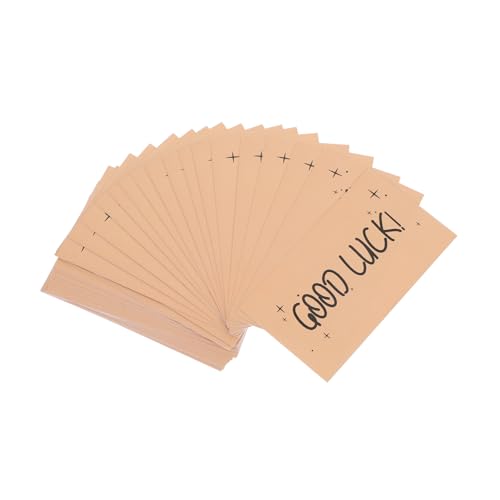 HOODANCOS 300 Stück Tombola-ticketkarte Leer Für Mit Weiß Stichwort Hochzeit Farbig Rezeption Event-gewinnspielkarten Anmeldeformularkarten Blankokarten Zur Stimmabgabe Brown Papier von HOODANCOS