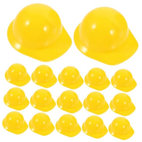 HOODANCOS 30Stücke Mini BAU Hüte aus Robustem Gelbe Mini Helme für Puppen und Haustiere Kreative Dekoration für Rollenspiele und Baustellen HOODANCOS 30Stücke Mini BAU Hüte aus Robustem Gelbe Mini Helme für Puppen und Haustiere Kreative Dekoration für Rollenspiele und Baustellen von HOODANCOS